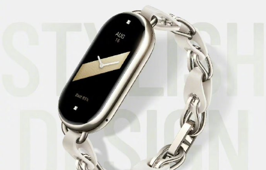 電博TLGBET娛樂：299元 小米手環8 NFC淡金色開售：精致金屬質感